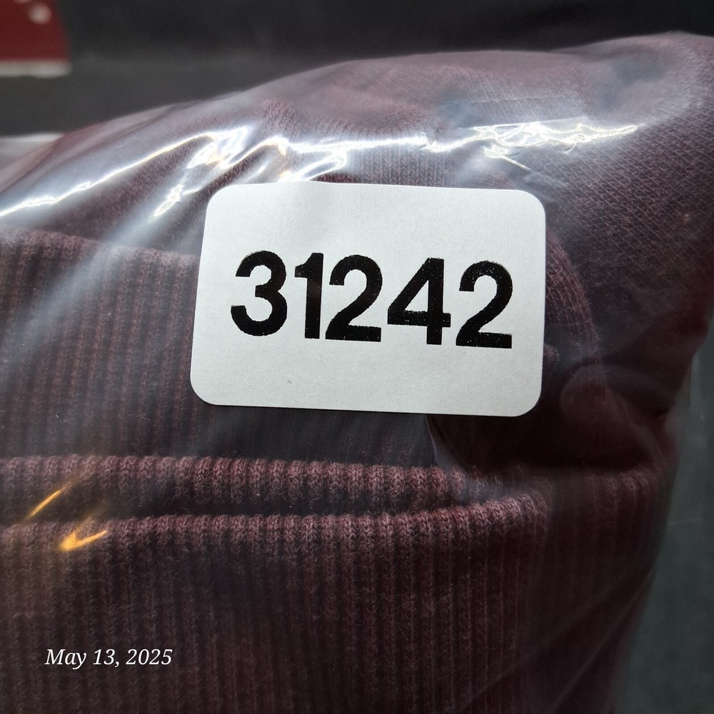 * Carhartt Full Zip Hoodie Women Size Small 4/6 Maroon‎ Relaxed Mid Weight - Picture 8 of 8